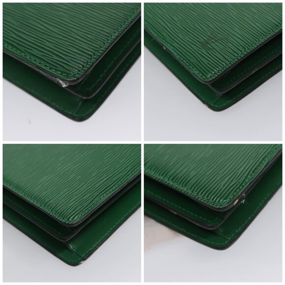 LOUIS VUITTON Epi Capuchin Shoulder Bag Green - Picture 16 of 16